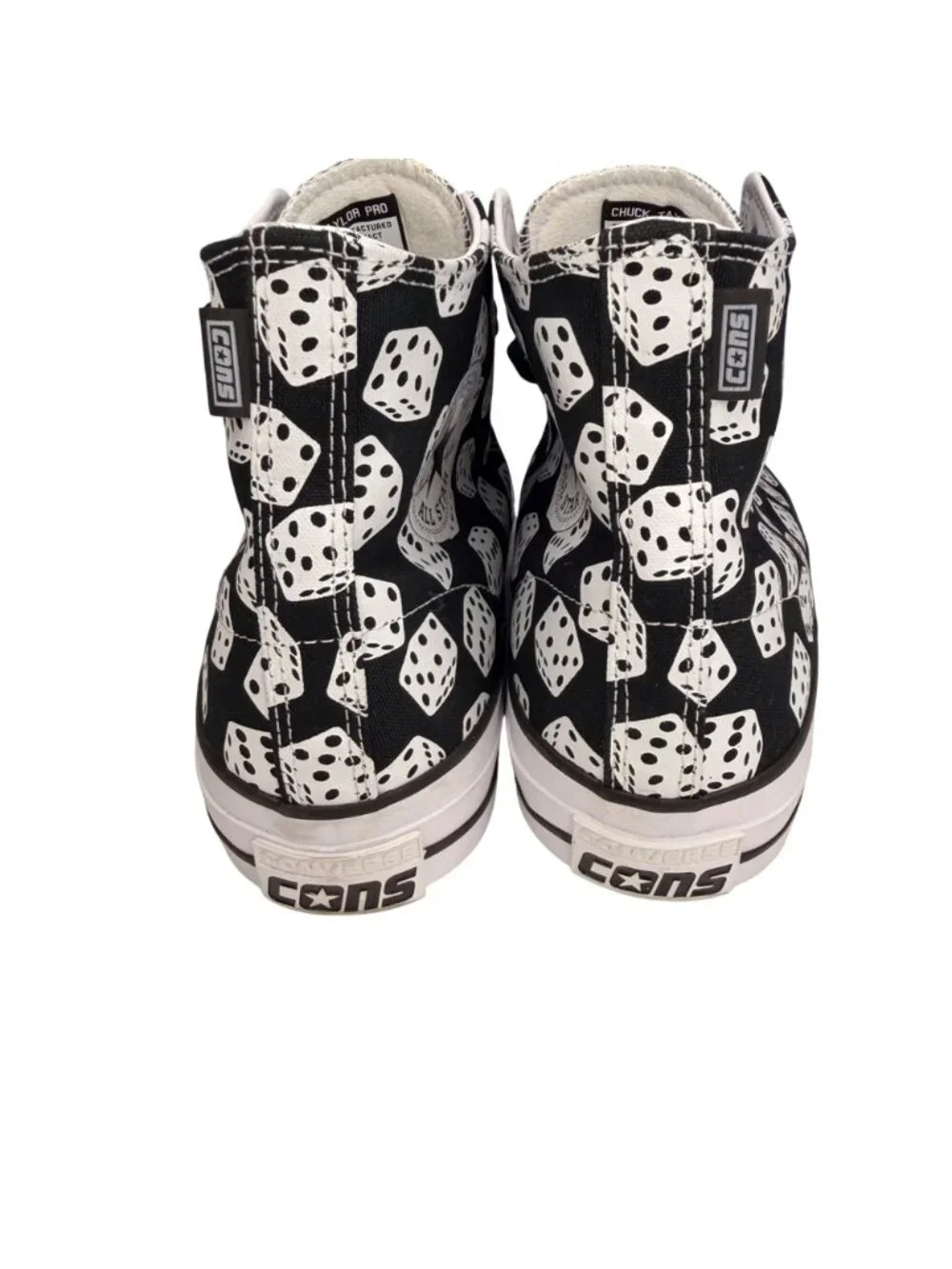 Converse Chuck Taylor All Star Pro High 'Black Dice'  Sneakers Men's Size 10 - Picture 5 of 11